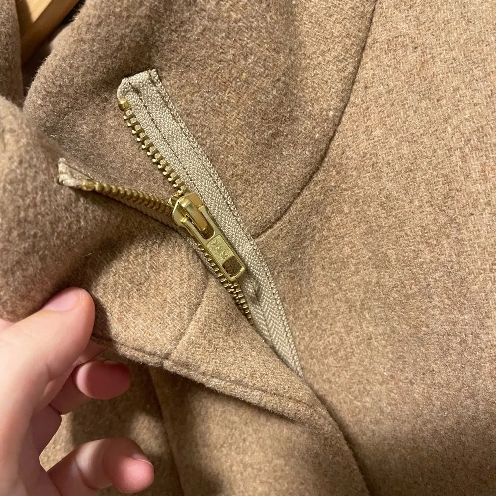 J. Crew Mercantile | Wool Blend City Coat Heather Acorn J6140 Size 0